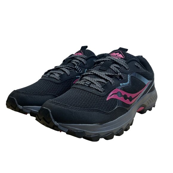 Saucony Women’s Black & Pink Excursion TR16 Trail Running Shoes Size 11 - Picture 3 of 9